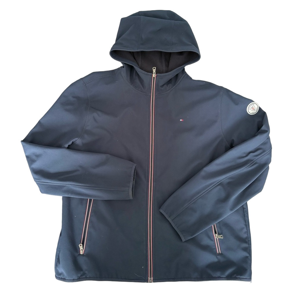 Tommy Hilfiger Dark Blue Hooded Windbreaker